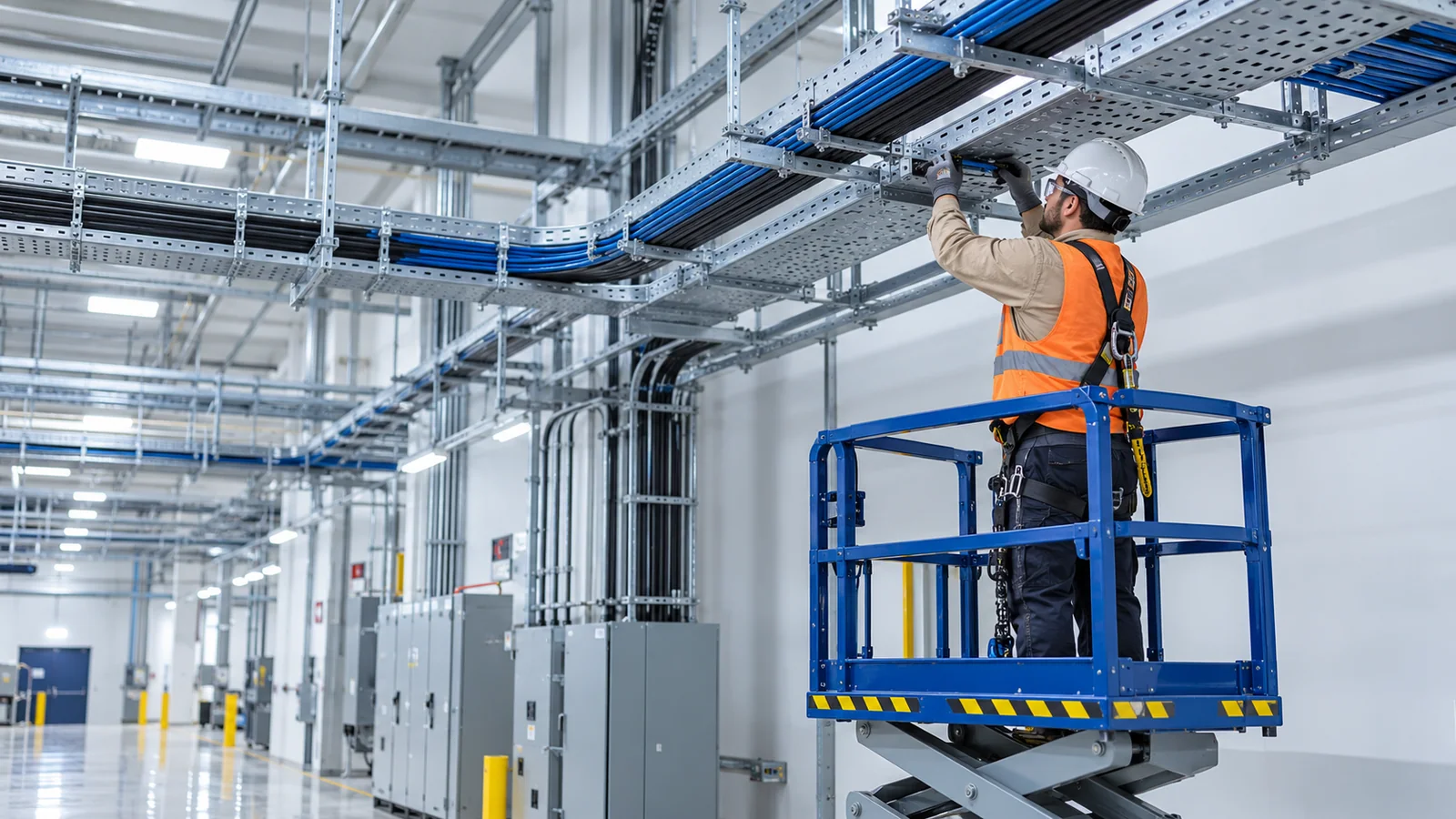 Instalación de canalizaciones eléctricas industriales